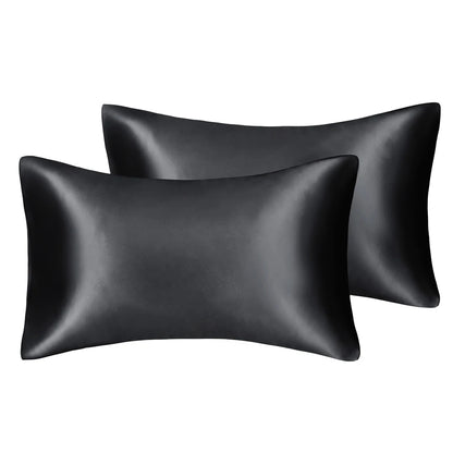 SKYNIGHT Pillow Case 75D Satin-Like Fabric (One Pair)