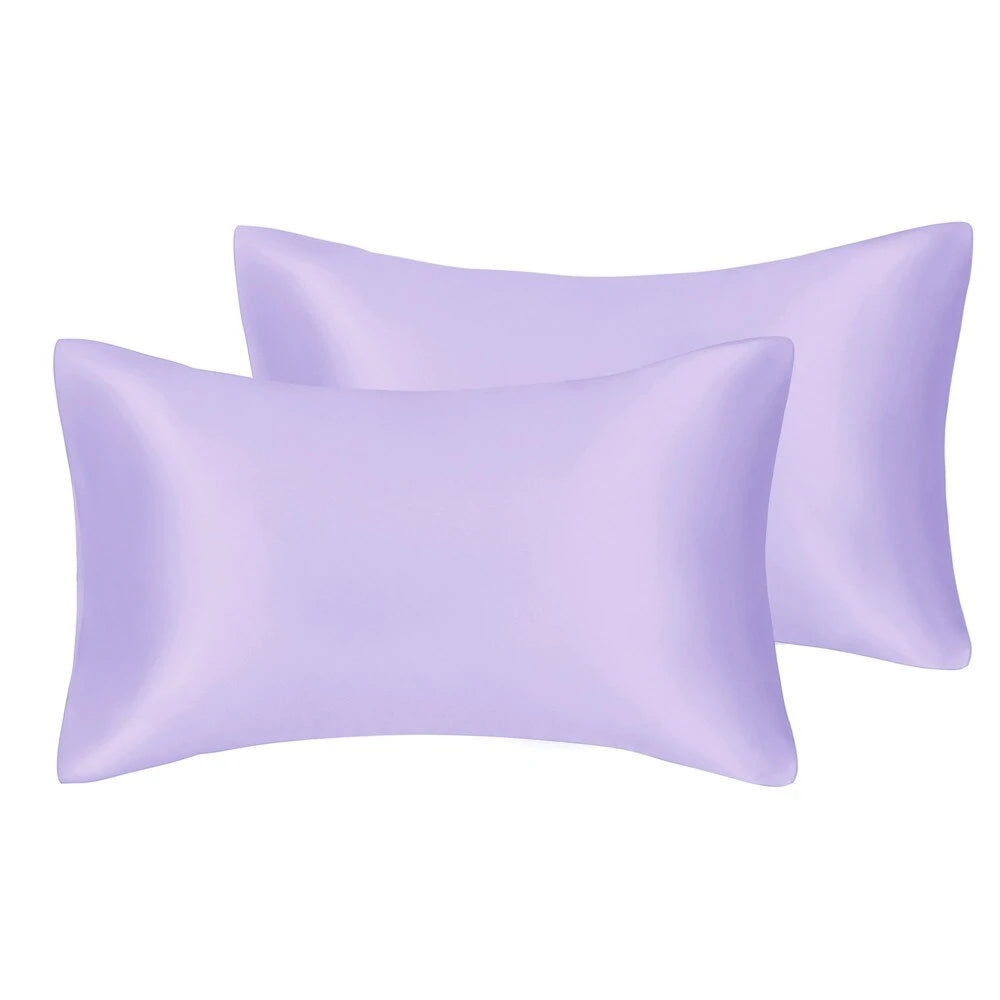 SKYNIGHT Pillow Case 75D Satin-Like Fabric (One Pair)