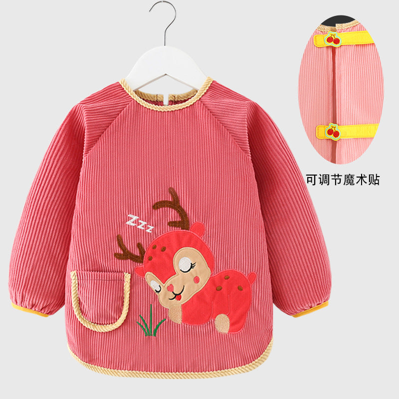 Waterproof Bib for Boys - Stylish Reversible Design