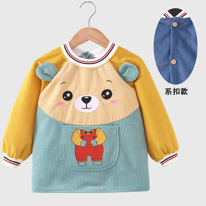 Waterproof Bib for Boys - Stylish Reversible Design