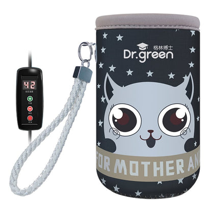 Portable USB Baby Bottle Warmer Heating Jacket
