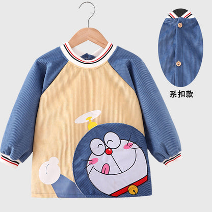 Waterproof Bib for Boys - Stylish Reversible Design